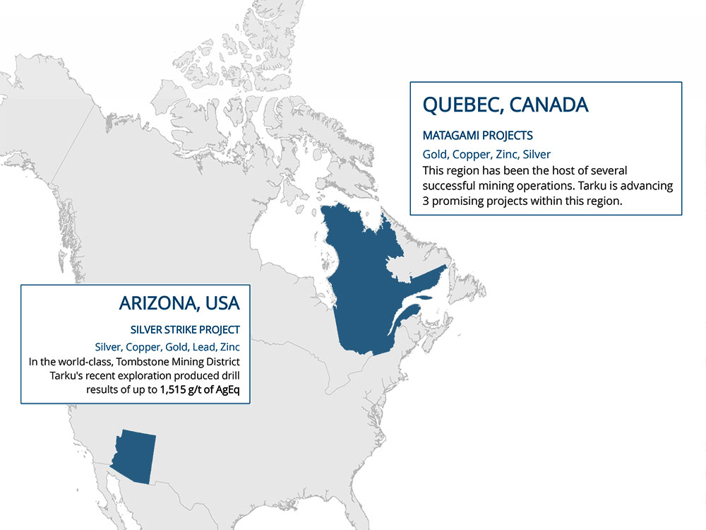 Trois projets uniques dans la région de Matagami au Québec