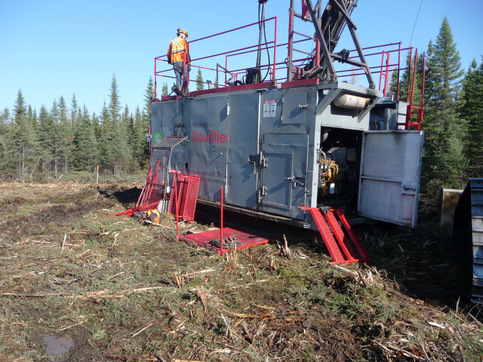 Tarku drilling 3As Apollo project in Quebec